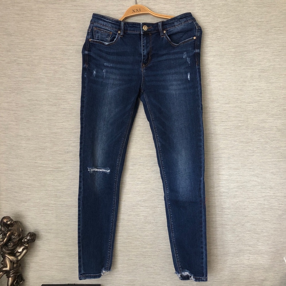 Stradivarius Jeans Skinny Low Wasit, Size EUR 40/US 8